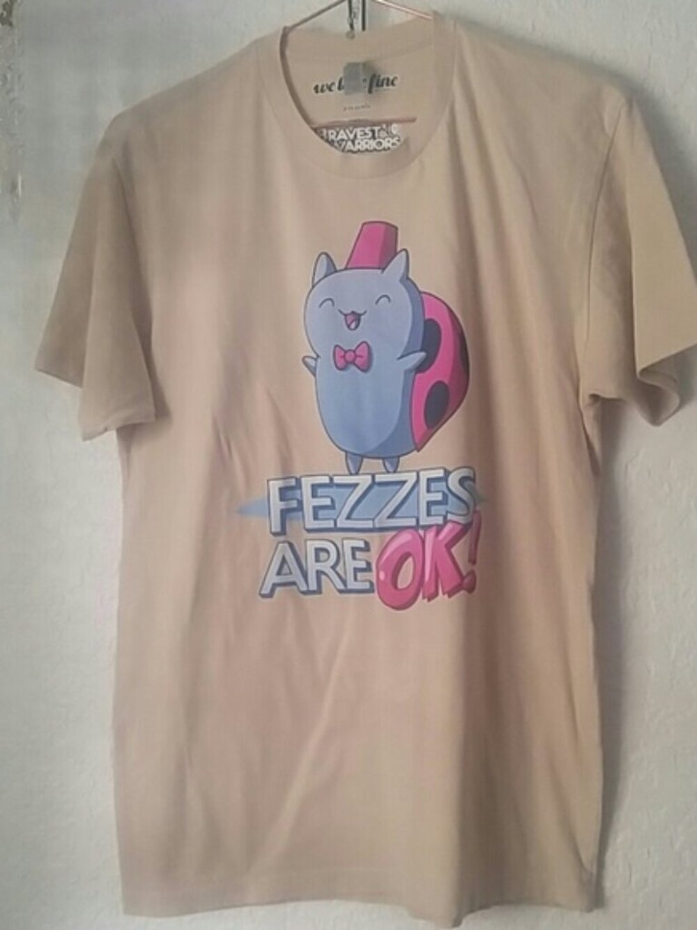 We Love Fine by fan SZ Cartoon Hangover Bravest Warriors Fezzez are Ok! T-shirt